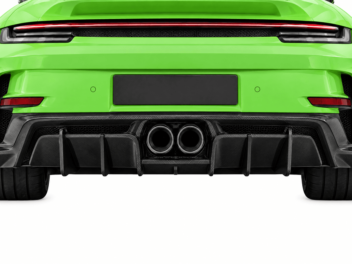 Rear bumper on the car